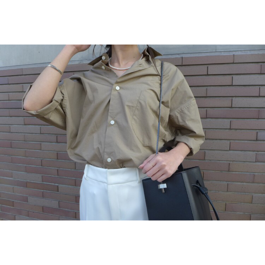 マディソンブルー J・BRADLEY SHIRT 半袖シャツ カーキ - メルカリ