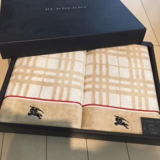 バーバリー(BURBERRY)のバーバリー ♪バスタオル2枚セット(タオル/バス用品)