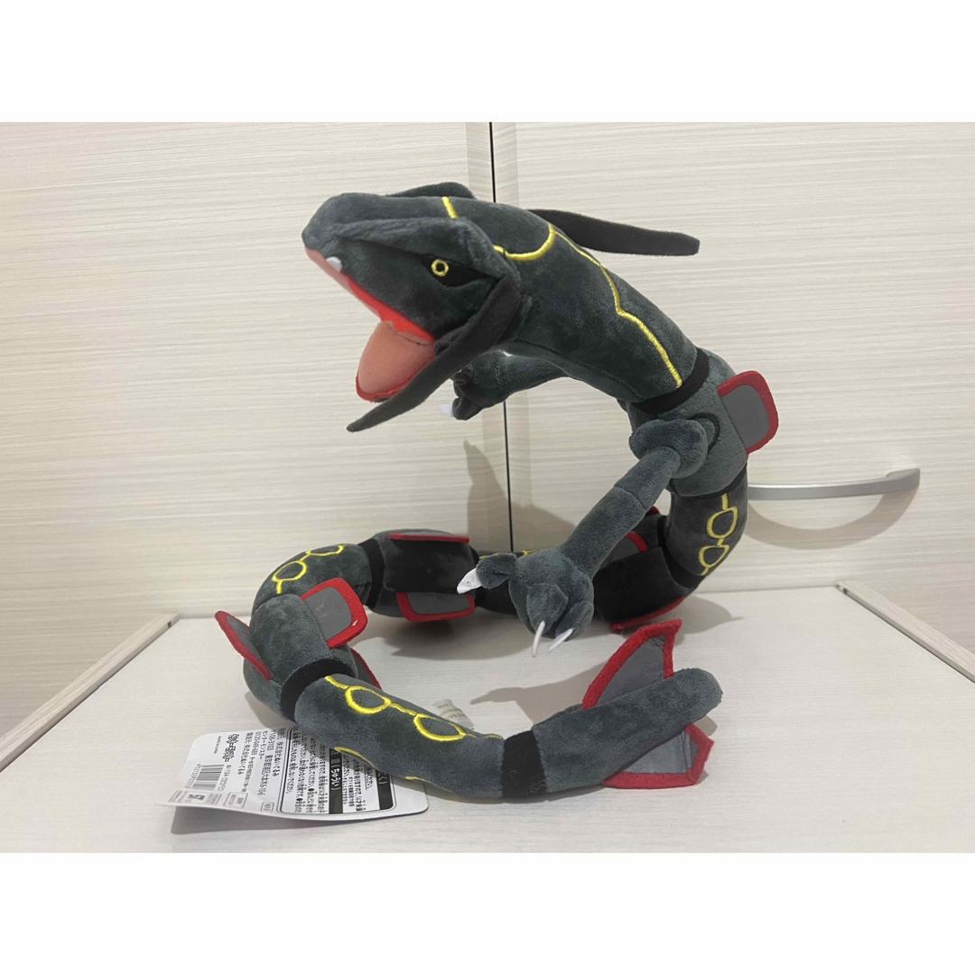 ポケモン　色違い　レックウザ　黒　ぬいぐるみ　新品　未開封　タグ付き タカラトミー 黒い レックウザ 色違い ポケモン ぬいぐるみ
