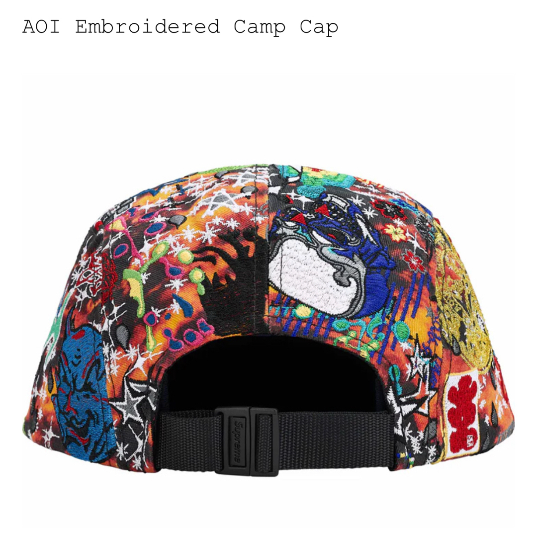 Supreme(シュプリーム)のSupreme AOI Embroidered Camp Cap メンズの帽子(キャップ)の商品写真