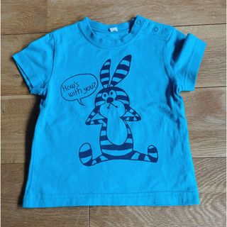 ユナイテッドアローズグリーンレーベルリラクシング(UNITED ARROWS green label relaxing)のウサギTシャツ　75センチ　green label relaxing(Ｔシャツ)