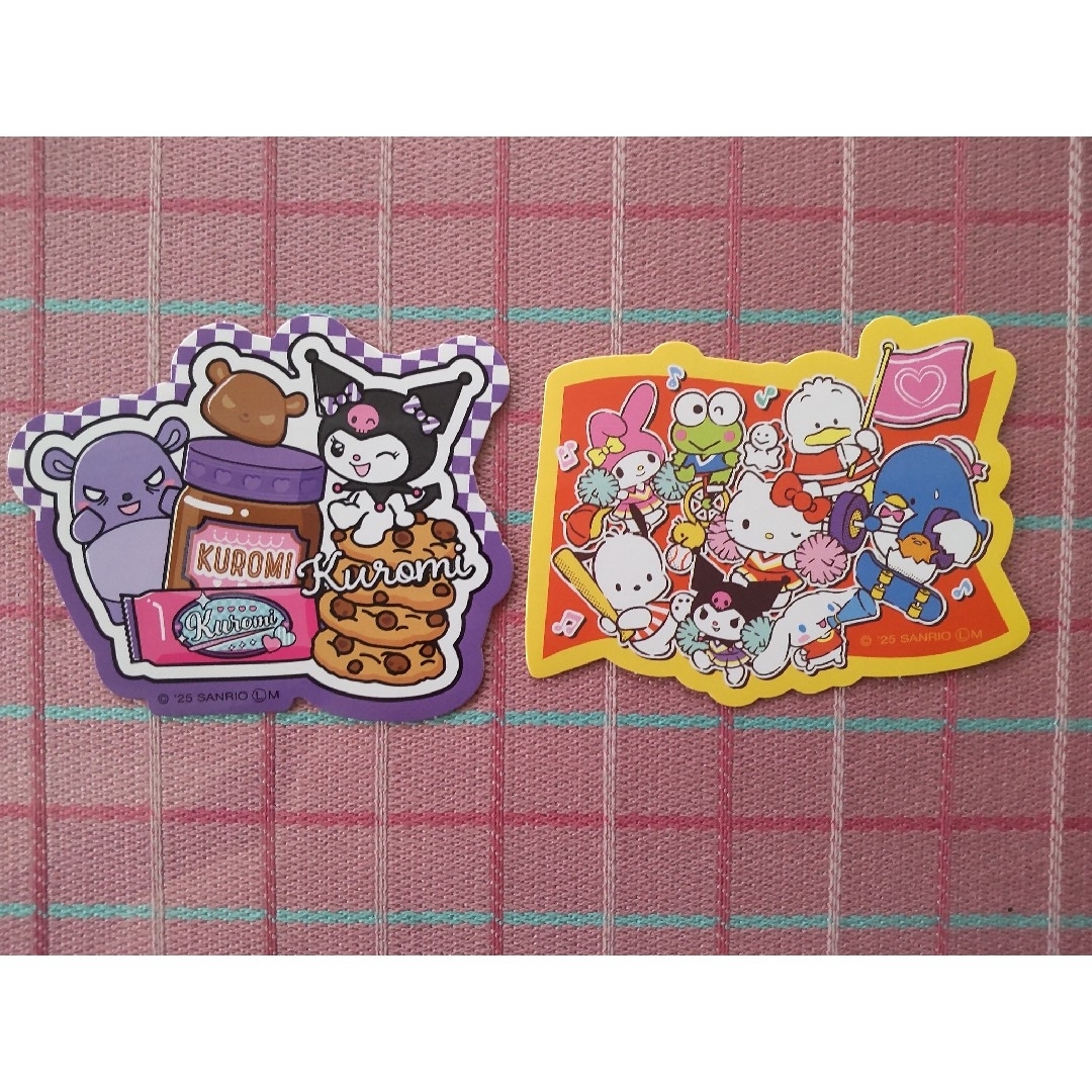 サンリオ キャラクターズ シールクッキー2 シール クロミ 集合 2枚セット エンタメ/ホビーのおもちゃ/ぬいぐるみ(キャラクターグッズ)の商品写真