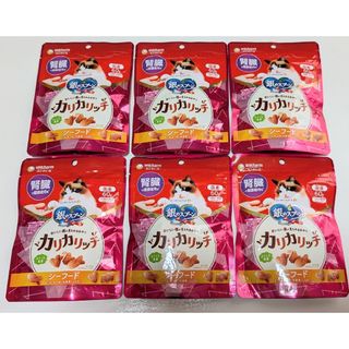 Unicharm - 銀のスプーン おいしい顔 腎臓の健康維持用 カリカリシーフード 60g×6コ