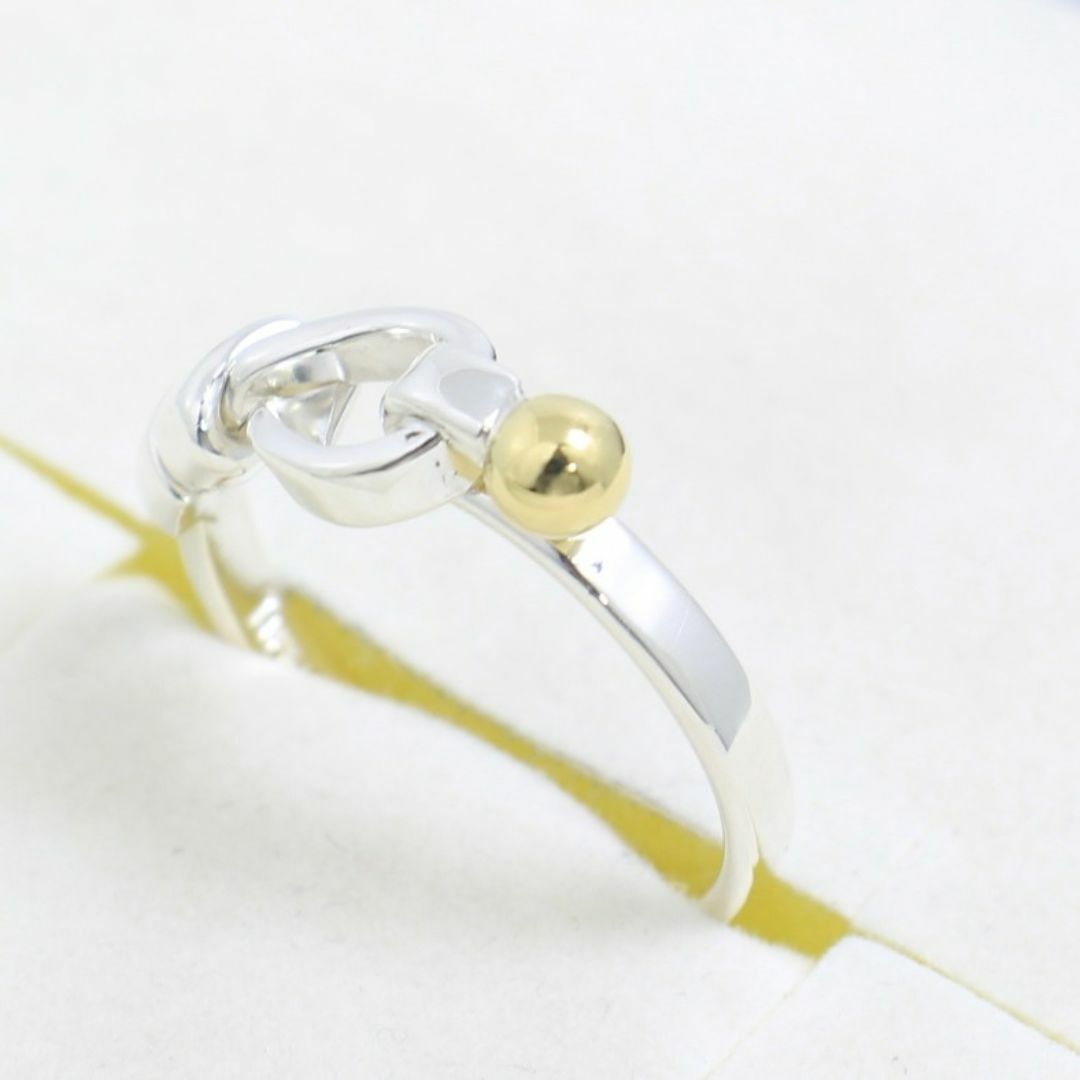 ティファニー TIFFANY 13号 フック＆アイ リング 良品 0614