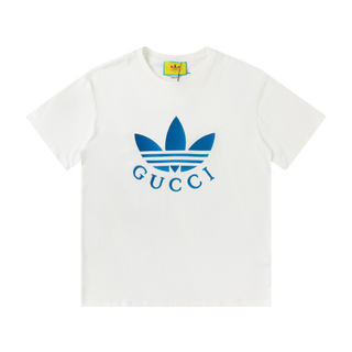 GUCCI - 新品GUCCI × Adidasコラボ 半袖Tシャツ 男女兼用