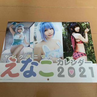 えなこ　ﾔﾝｸﾞｱﾆﾏﾙ 2021 カレンダー コスプレ(青年漫画)