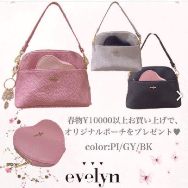 evelyn(エブリン)のevelyn ノベルティ レディースのファッション小物(ポーチ)の商品写真