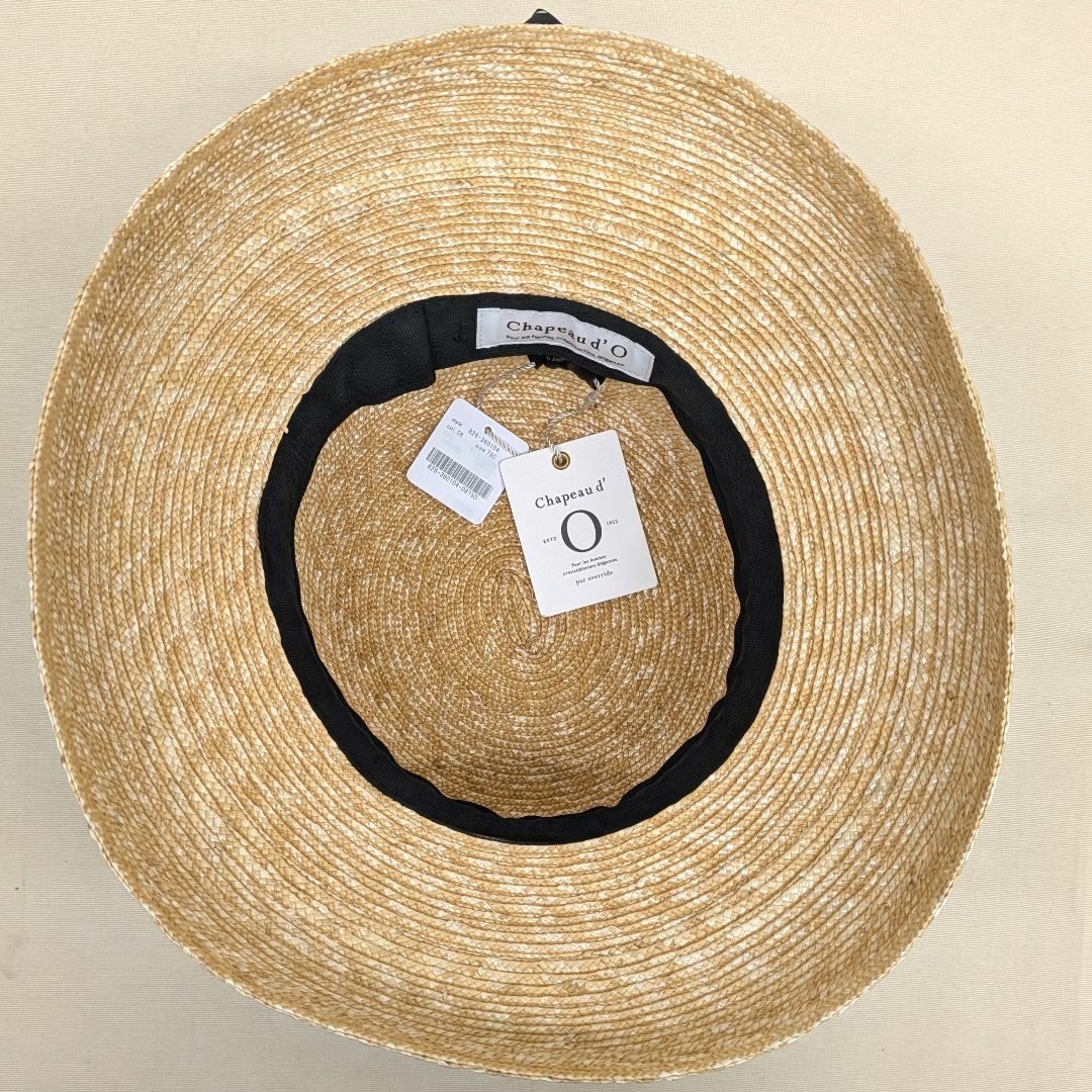 Chapeau d' O StrawBraid Casablanca | 57.5cm(75) BLACK (01