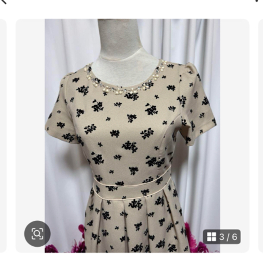 100％本物 HONEYS INGNI.oneway.Rady.エミリア ビジュー付花柄ワンピース - ワンピース