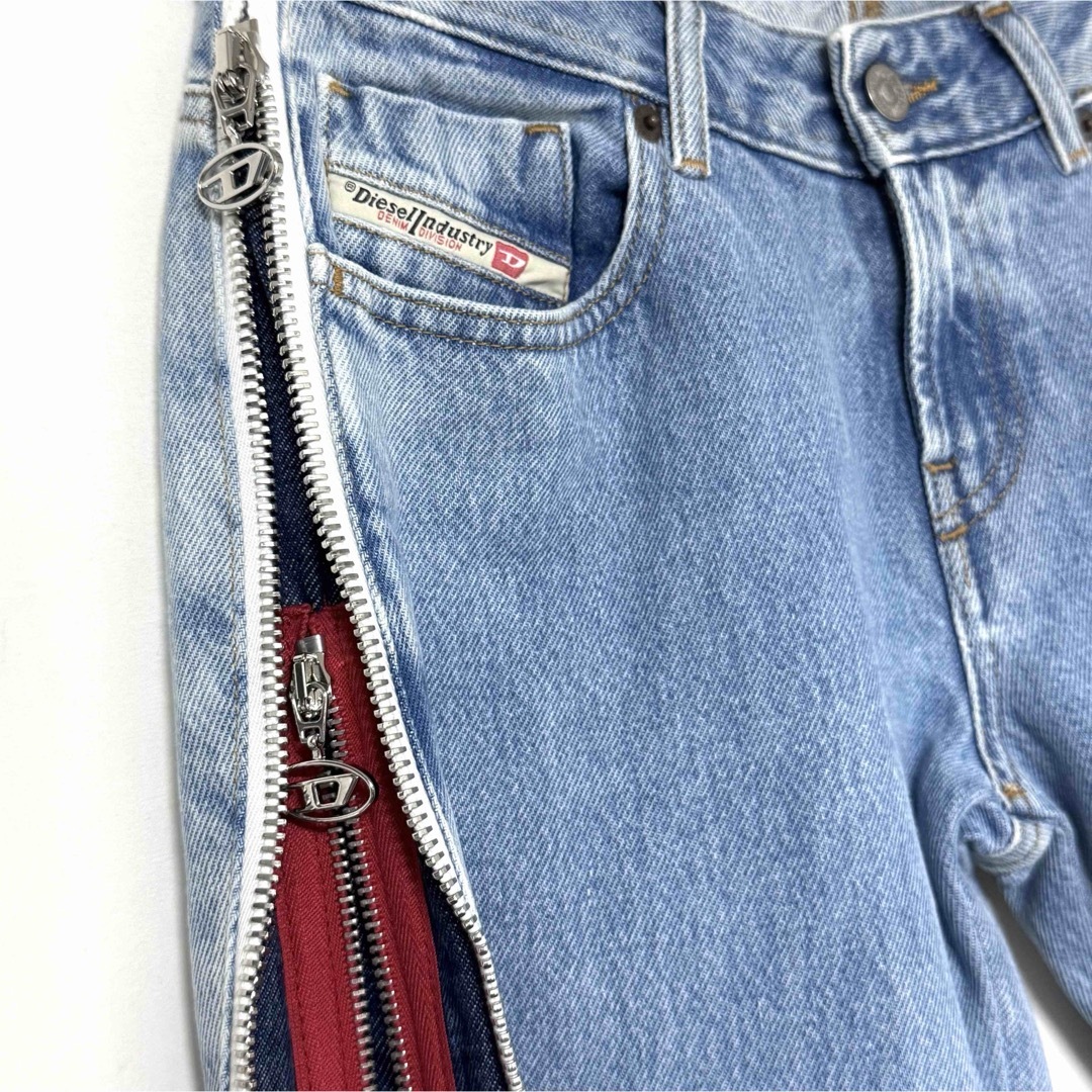 DIESEL - DIESEL サイドジップ スリムフィット デニムパンツ W25
