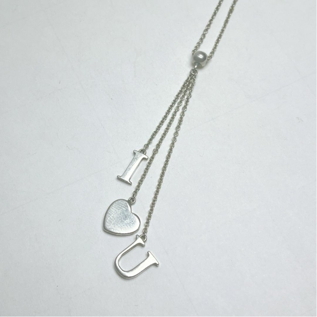 ティファニー　I LOVE YOU ドロップ　ネックレス　925 Tiffany & Co. - ティファニー I LOVE YOU ドロップ ネックレス