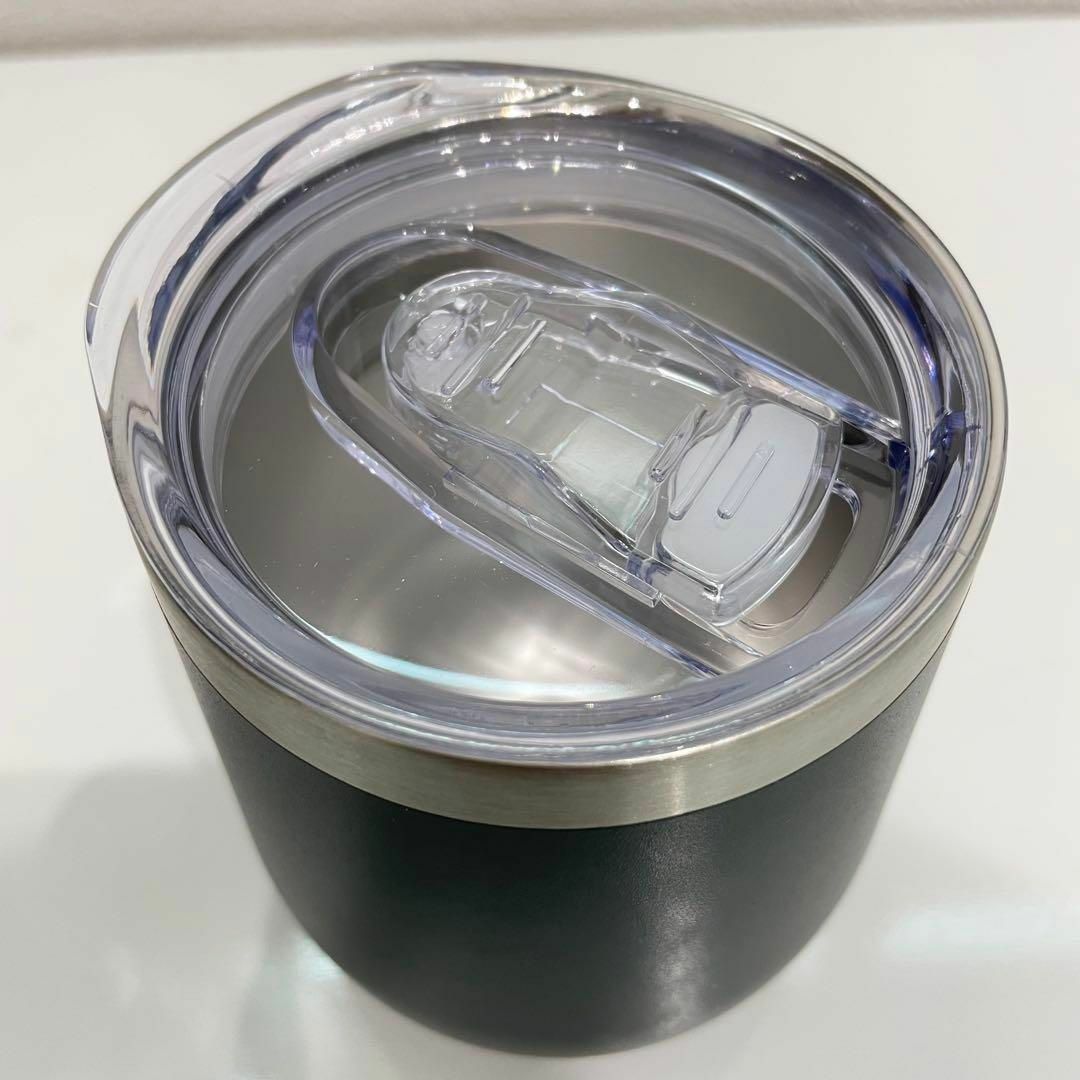 ステンレスタンブラー 保冷 保温 二重構造 350ml ペアタンブラー ブラック インテリア/住まい/日用品のキッチン/食器(タンブラー)の商品写真