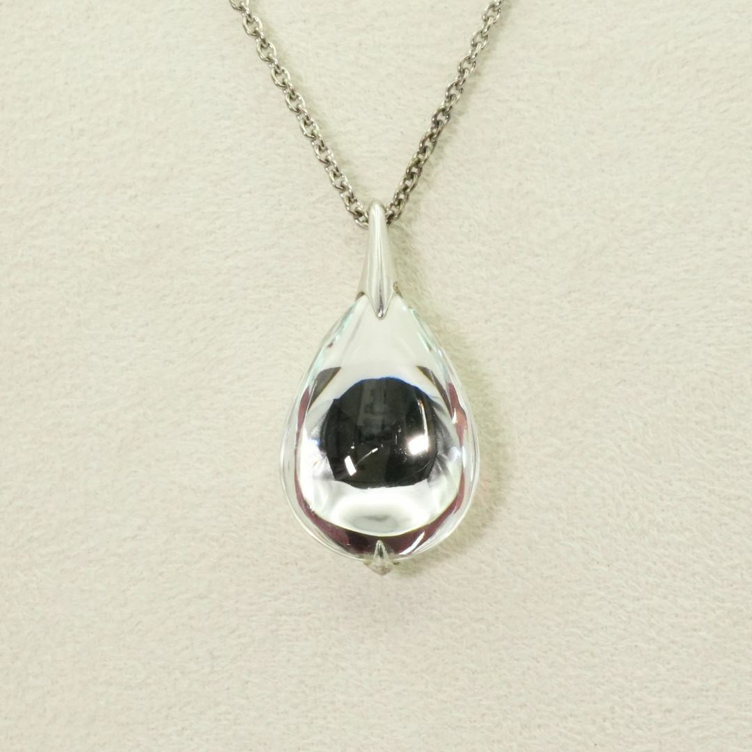 美品✨ バカラ フルール ドゥ プシデリック スカラベブルー ネックレス 箱付き 美品 バカラ ネックレス フルール ドゥ プシデリック イリゼ