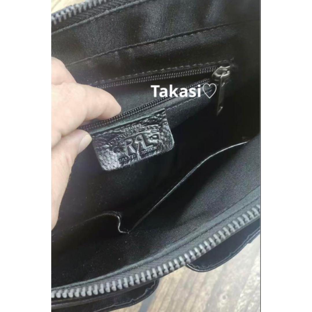 未使用 RRL ブラック ショルダーバッグの通販 by Masami's shop