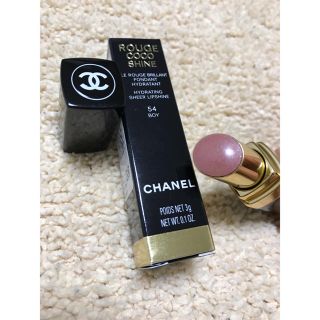 シャネル(CHANEL)の★新品未使用♡シャネル ココシャイン 54 boy 人気色 ルージュ 口紅♡(口紅)