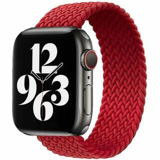 コンパチブル Apple Watch バンド ブレイデッドソロループ 編組バンド(ノーカラージャケット)