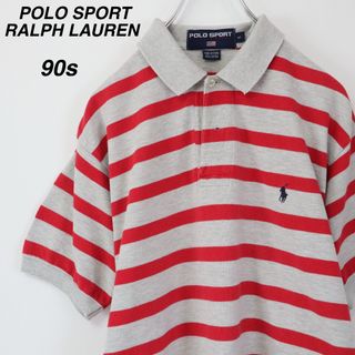 ラルフローレン(Ralph Lauren)の【90s】ポロスポーツ ラルフローレン ポロシャツ 刺繍ロゴ 鹿の子 ビンテージ(ポロシャツ)