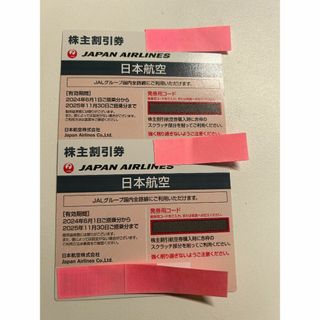 JAL株主優待券 2枚(その他)