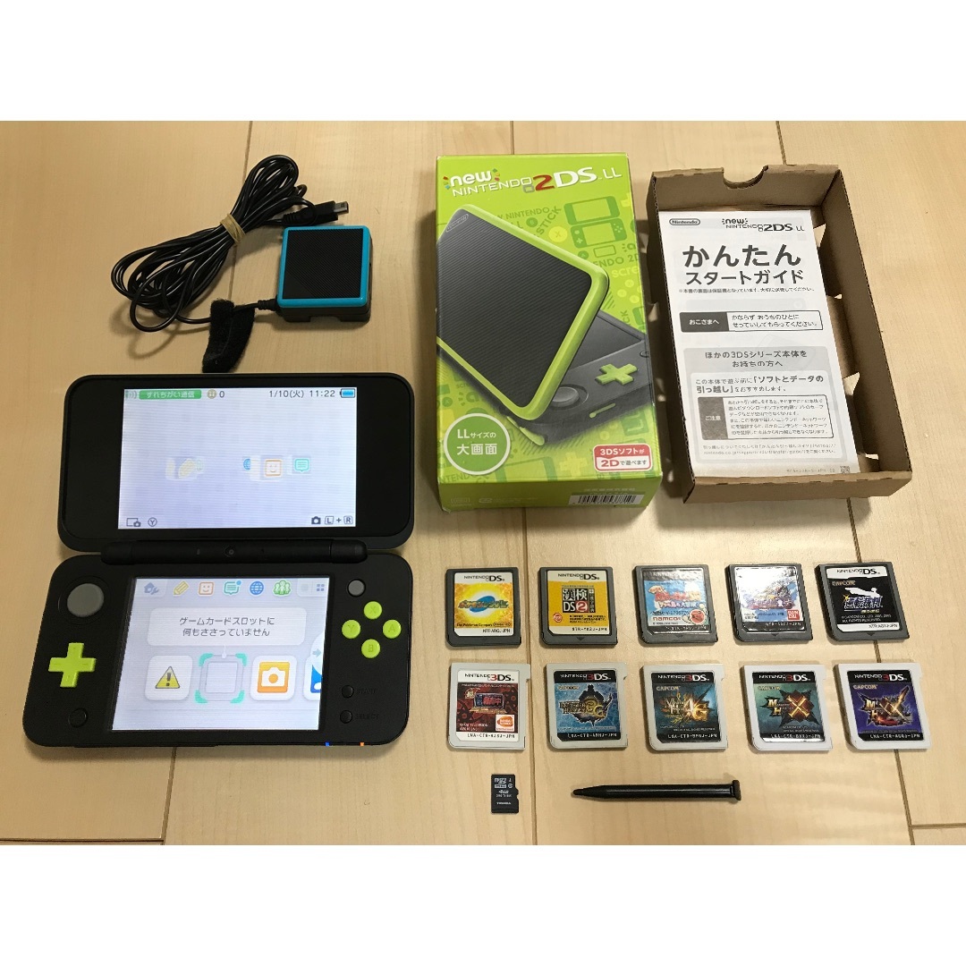 動作確認済・すぐ遊べるセット】任天堂 new NINTENDO 3DS LL