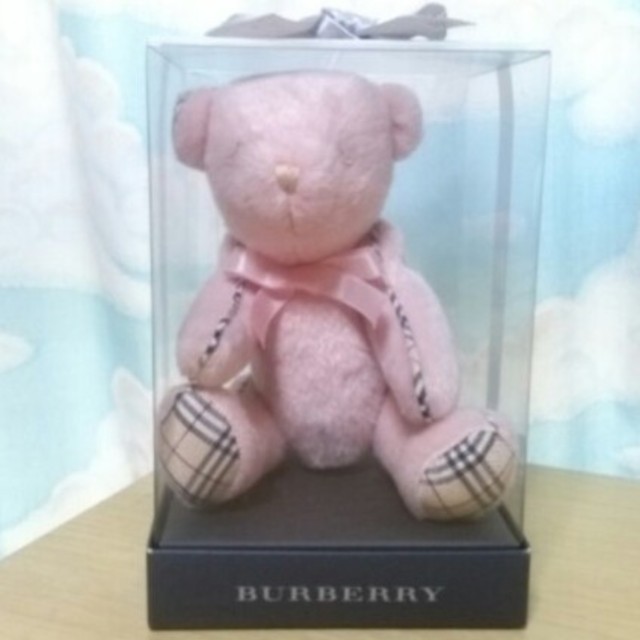 BURBERRY(バーバリー)のバーバリーのピンクくまさん エンタメ/ホビーのおもちゃ/ぬいぐるみ(ぬいぐるみ)の商品写真