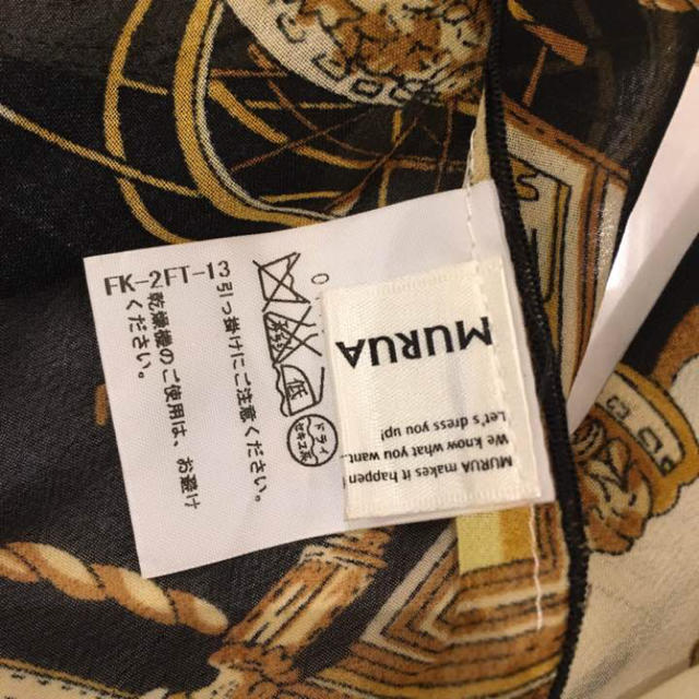 MURUA◇チェーン柄スカート レディースのファッション小物(バンダナ/スカーフ)の商品写真