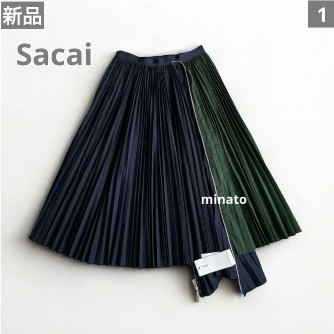 sacai - 新品タグ付 Sacai サカイ 定番 アコーディオンプリーツ