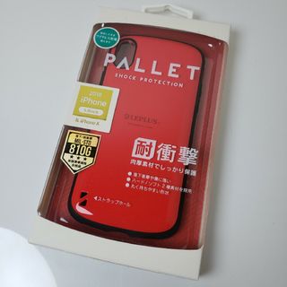 iPhone X Xs 耐衝撃ハイブリッドケース レッド 407(iPhoneケース)