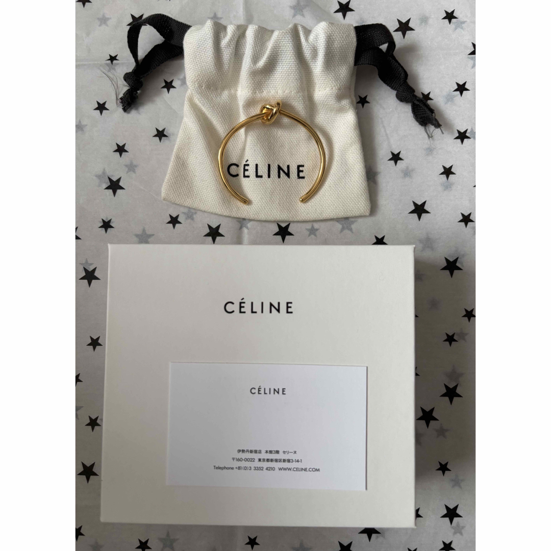 CELINE - CELINE セリーヌ ノットブレスレット ゴールドの通販