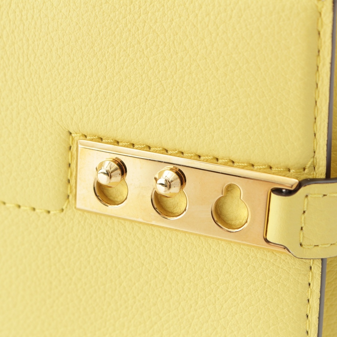 Delvaux タンペートクラッシュ ハンドバッグ AA0617AFL DELVAUX - デルヴォー タンペートクラッシュ ジャンピングカーフ