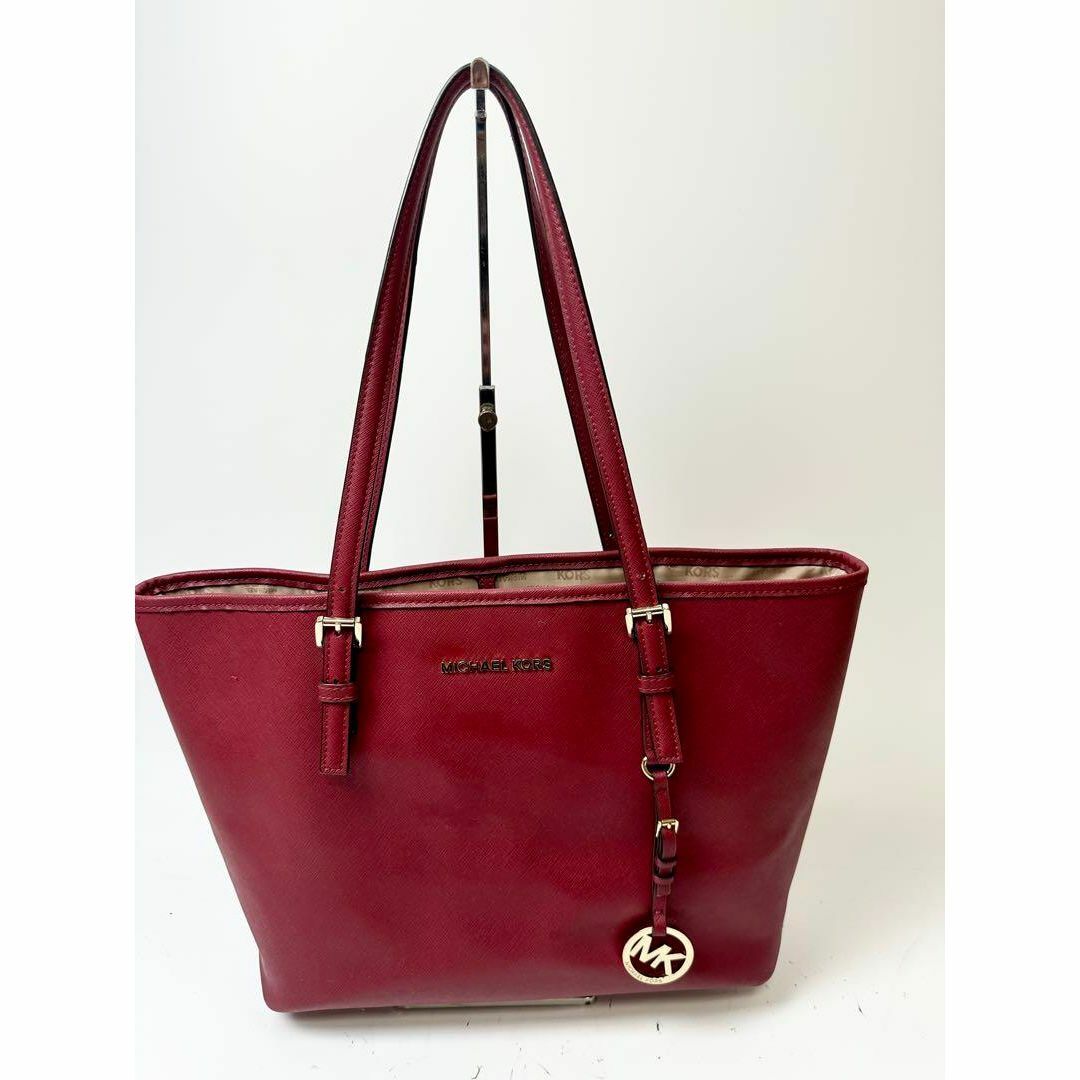 割引価格 MICHAEL KORS - マイケルコース PVC トートバッグ レッド 赤の バッグ