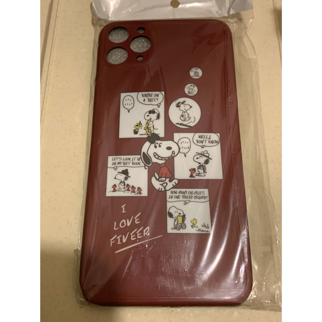 SNOOPYデザイン　iPhone 11 Pro Max 用　スマホカバー スマホ/家電/カメラのスマホアクセサリー(iPhoneケース)の商品写真