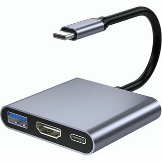HDMI Type-C 変換アダプター HDMI USB3.0(PC周辺機器)