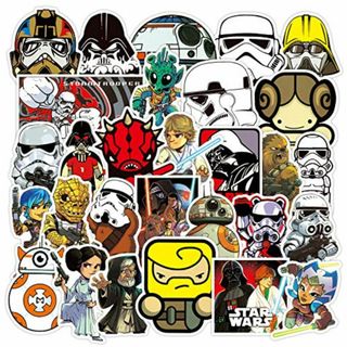 【色:スターウォーズ】スターウォーズステッカーセット 100枚 スターウォーズ防(その他)