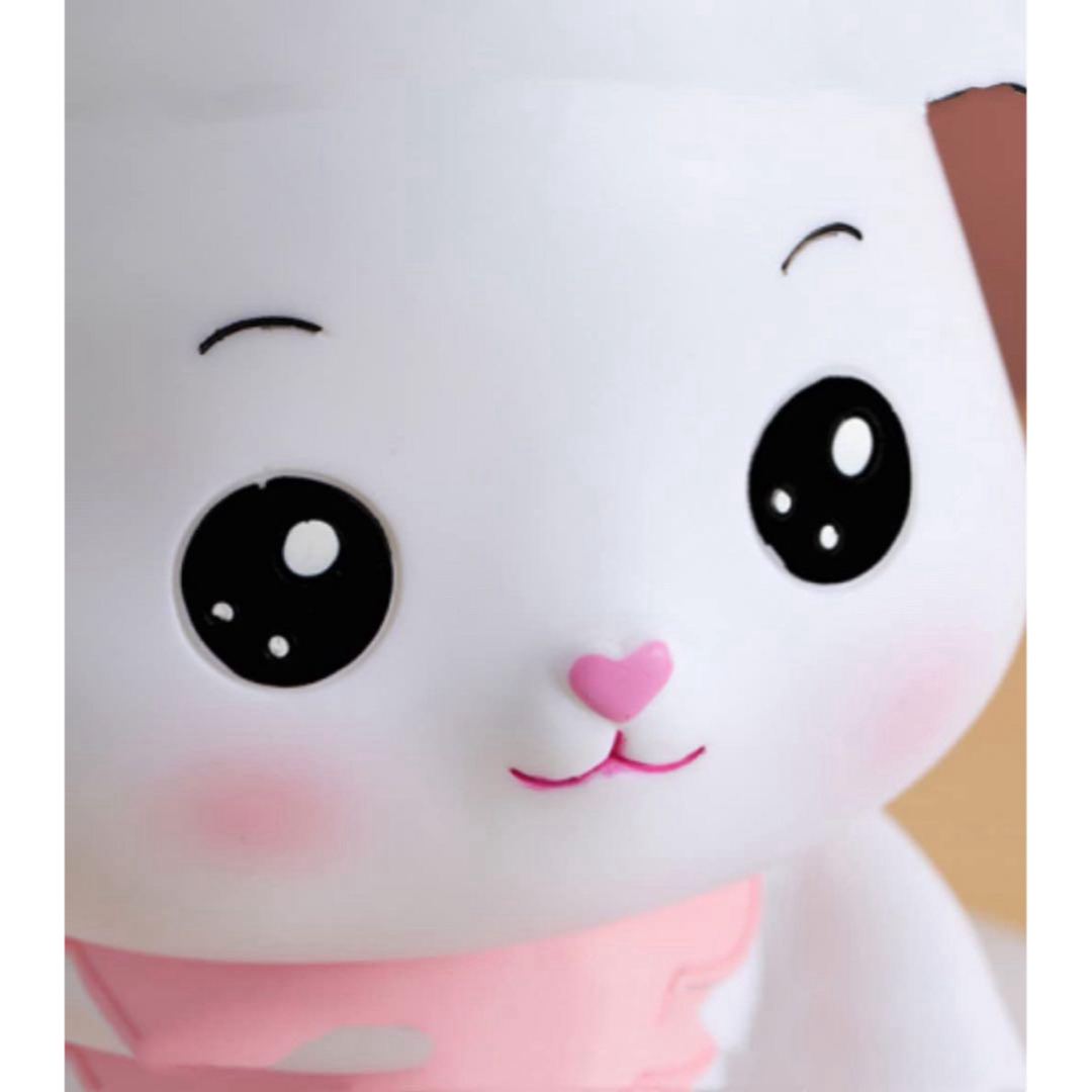 貯金箱 かわいい うさぎ ピンク キャンディ ラビット インテリア/住まい/日用品のインテリア小物(その他)の商品写真