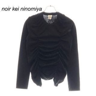 ノワールケイニノミヤ(noir kei ninomiya)のNOIR KEI NINOMIYA ギャザーデザイン クルーネックブラウス(シャツ/ブラウス(長袖/七分))