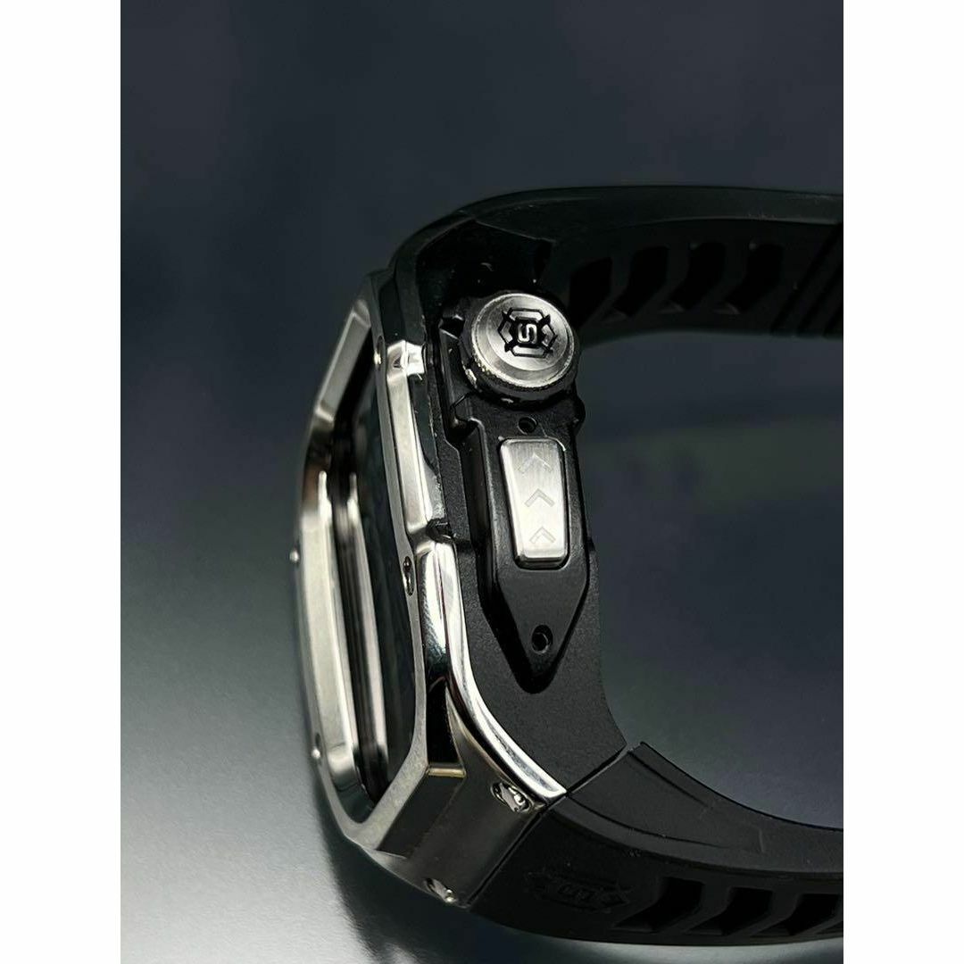 Apple Watch - 49ミリ ウルトラ用 ステンレスケース/ラバー