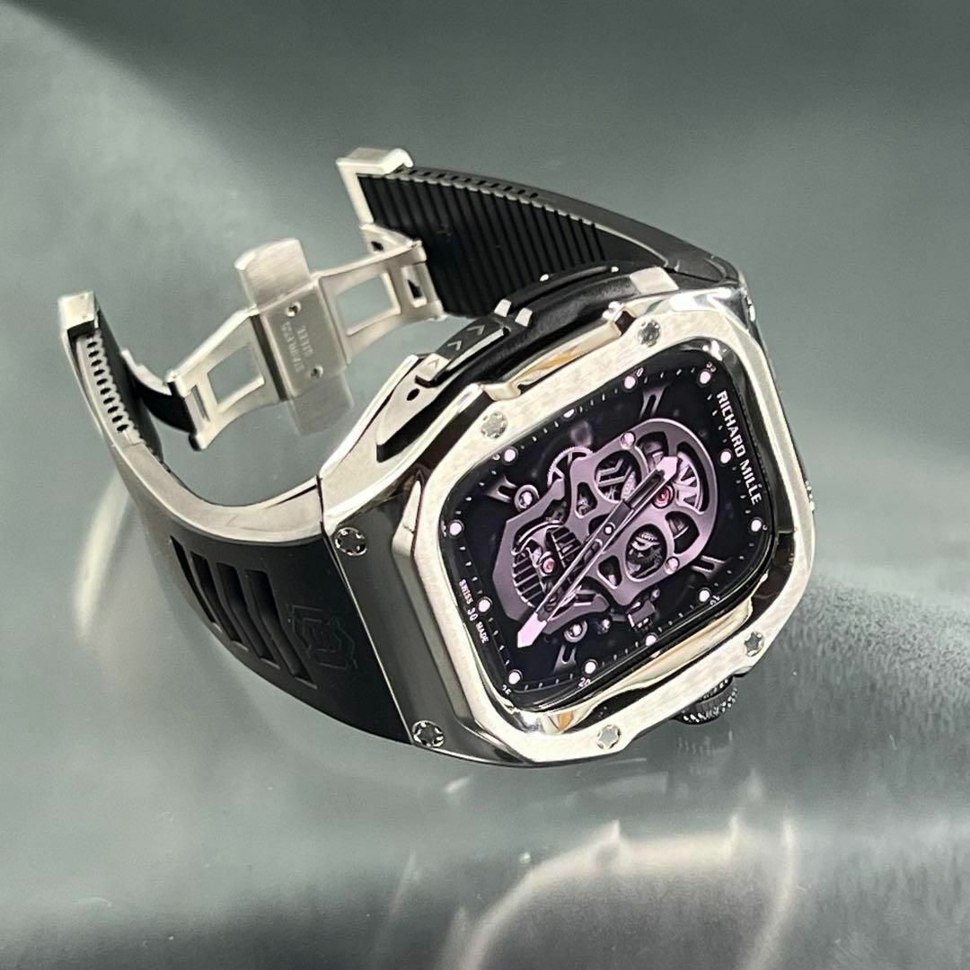 Apple Watch - 49ミリ ウルトラ用 ステンレスケース/ラバー