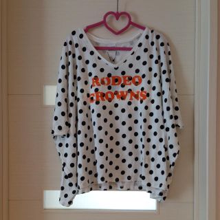 ロデオクラウンズ(RODEO CROWNS)のドット ドルマンTOPS(Tシャツ(長袖/七分))