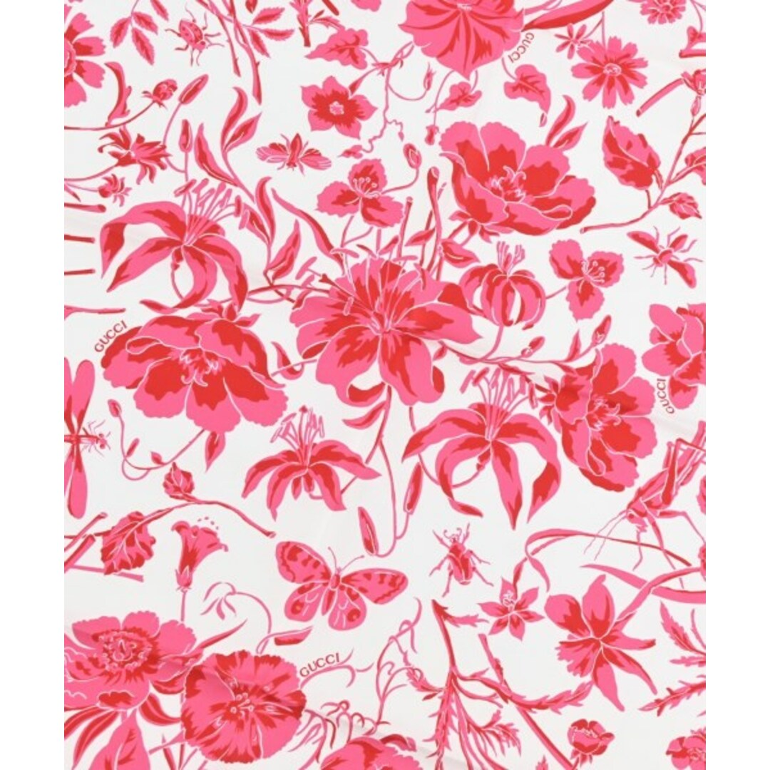 GUCCI - GUCCI グッチ バンダナ・スカーフ 赤 【古着】【中古