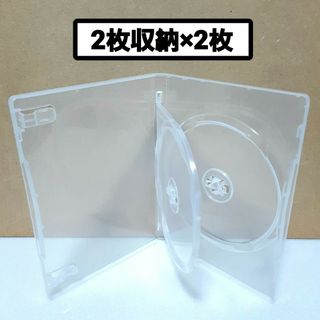 DVDケース 2枚収納タイプ 透明2枚  Mロック  02(CD/DVD収納)