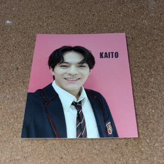 ジャニーズジュニア(ジャニーズJr.)のTravisJapan 松倉海斗 WINK UP 学ラン 自撮り 厚紙カード(アイドルグッズ)