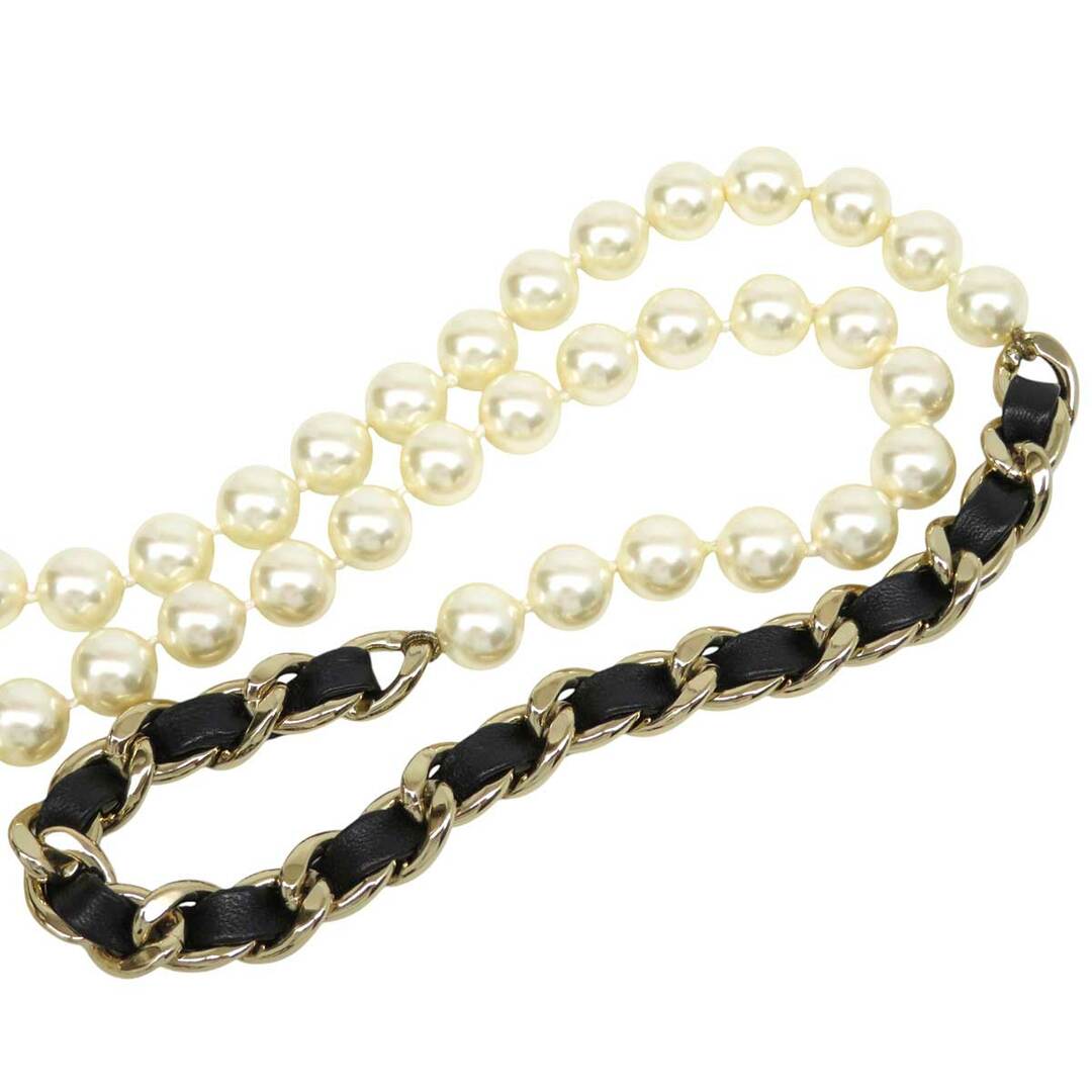 ☆まるでジュエリー☆ CHANEL ロゴ入り鳥モチーフチェーンベルト チェーンベルト - メタル、コスチューム パール & ストラス