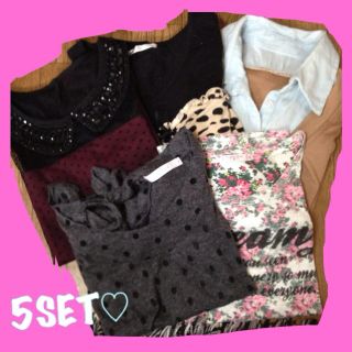 カットソー5SET♡(カットソー(長袖/七分))