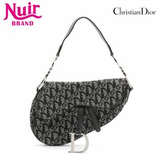クリスチャンディオール(Christian Dior)のディオール Dior オブリーク トロッター サドルバッグ キャンバス ガリアーノ期 シルバー金具 ショルダーバッグ(ショルダーバッグ)