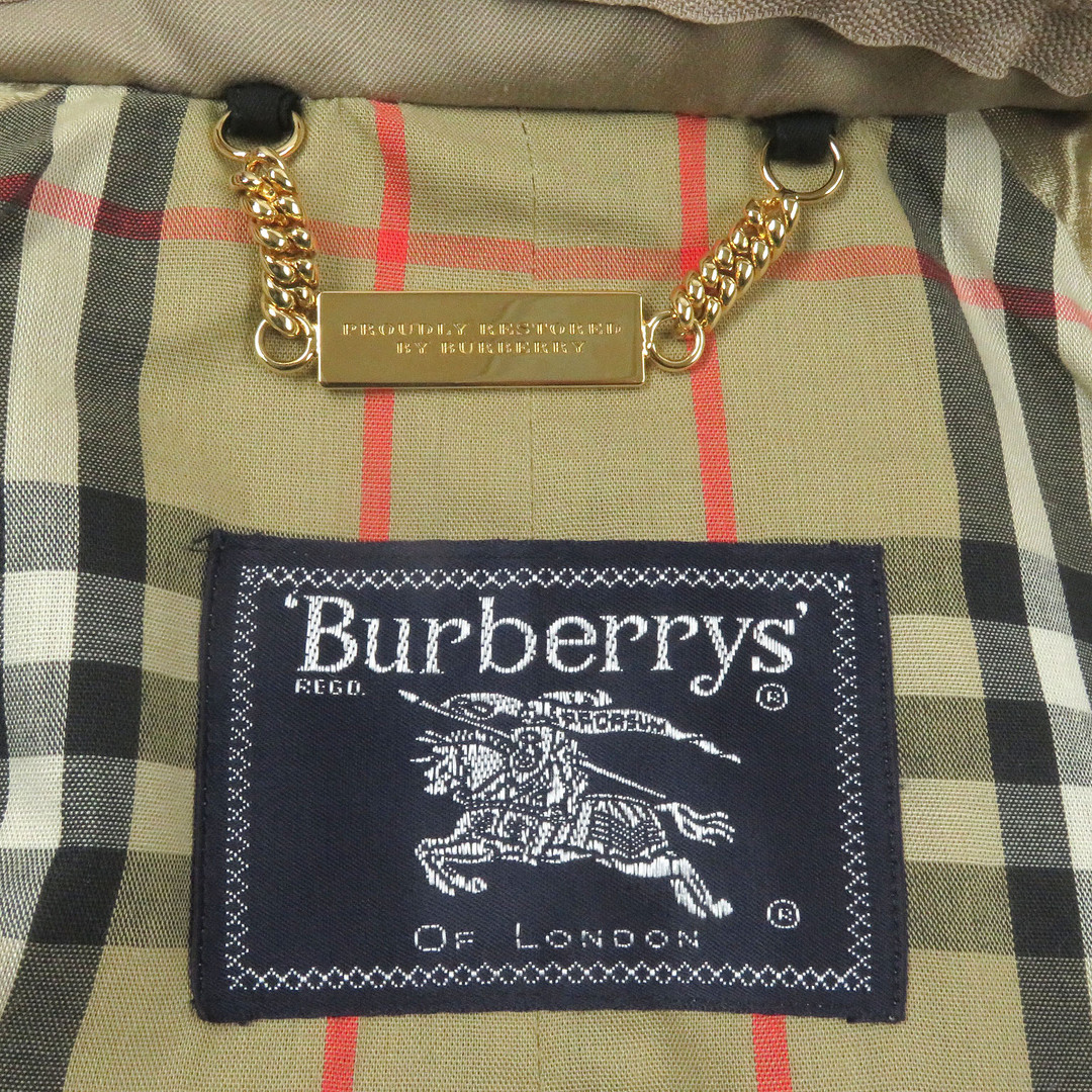 BURBERRY 良品○Burberrys バーバリー ヴィンテージ 比翼仕立て