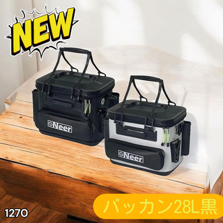 #1270 バッカン タックルバッグ 28L 黒 ※一部地域離島別途配送料有(その他)