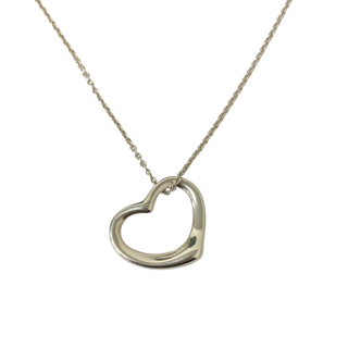 ティファニー(Tiffany & Co.)の312046-4 Tiffany&Co./ティファニー シルバー 925 ネックレス エルサ ペレッティ ミディアム オープンハート レディース アクセサリー 箱付き(ネックレス)