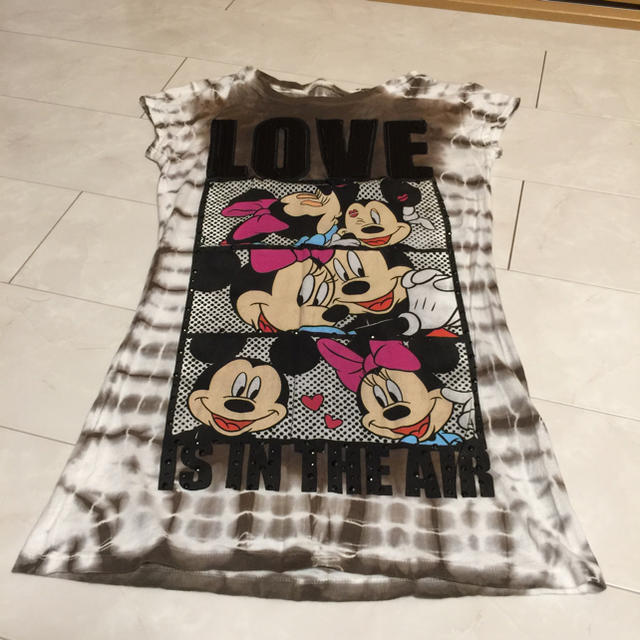 Disney(ディズニー)の値下げ 美品 ミッキーTシャツ レディースのトップス(Tシャツ(半袖/袖なし))の商品写真