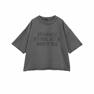 グリーンパークス(green parks)の【チャコールグレー】・SUGAR SPOON ミニウラケプリントTEE(トレーナー/スウェット)