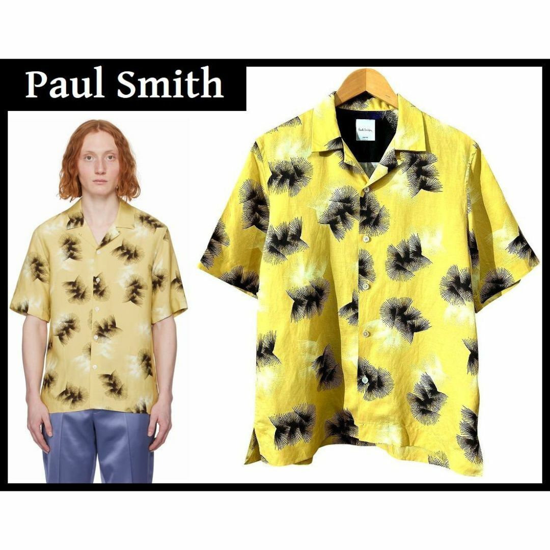Paul Smith(ポールスミス)の定価33000円 ポールスミス 24ss サンフレア 水彩画 総柄 シャツ M メンズのトップス(シャツ)の商品写真